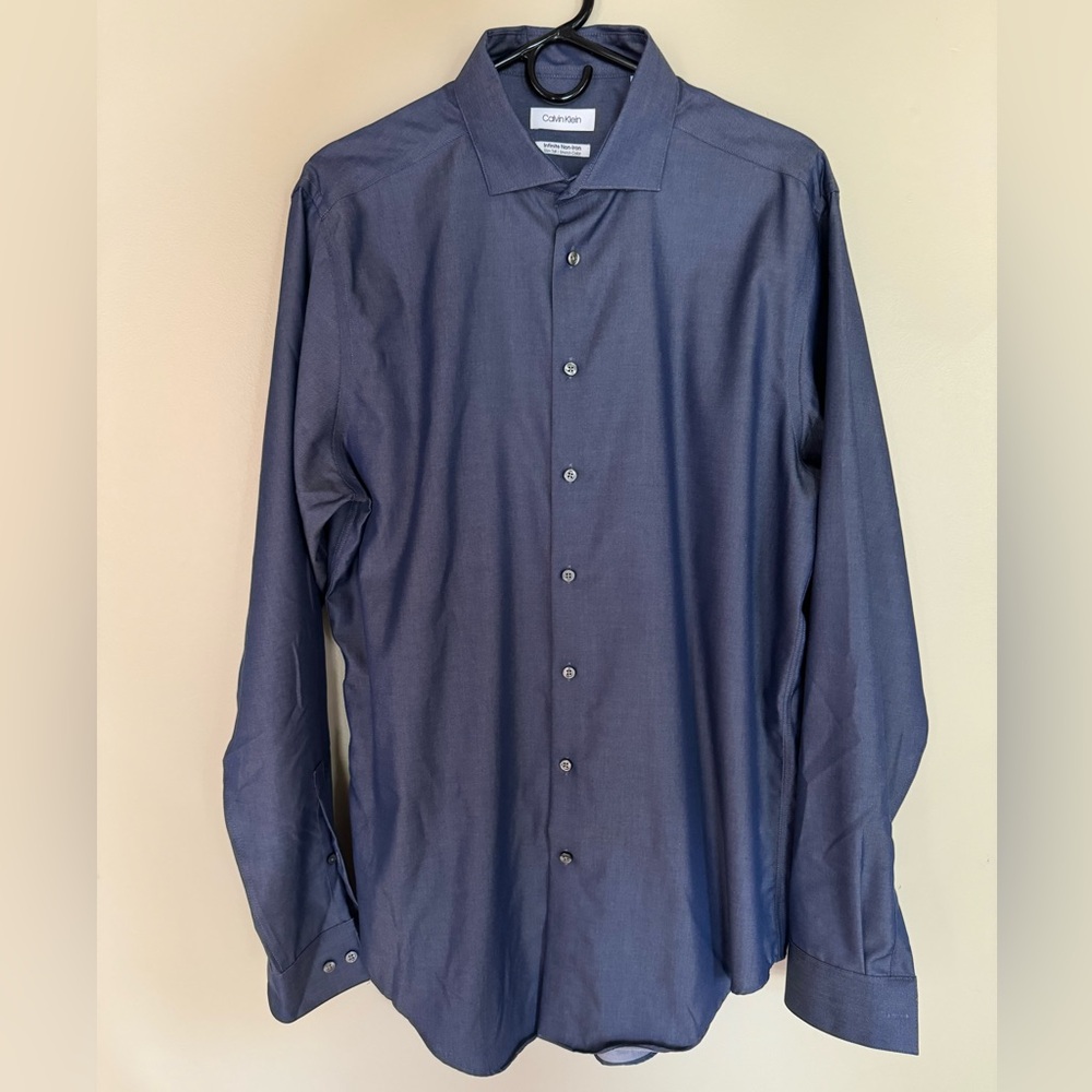 Calvin Klein slim tall long sleeve shirt